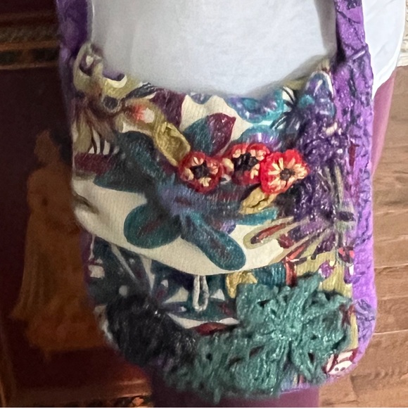 💐Beautiful CHACOK vintage crochet and embroidered bag. NWOT - Picture 15 of 15